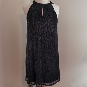 Black Halter Mini Sundress for Cocktail Nights